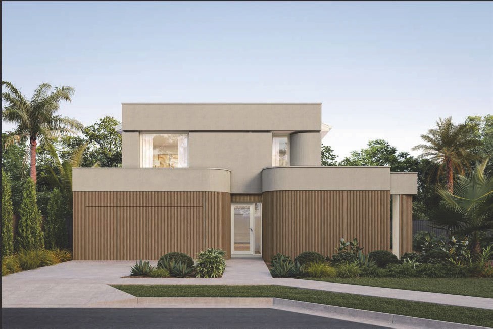 Urban Habitat 0.19 — Lot 5 architectural render from the Glenvill Homes brochure